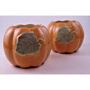 Party Lite Yankee Candle Vintage Ceramic Pumpkin Tea Light Candle Holder